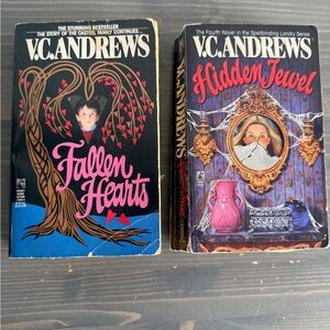 Two vintage V.C. Andrew’s novels